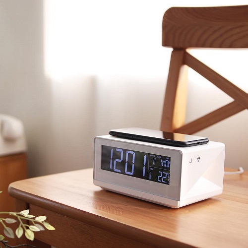 Night Light Digital Alarm Clock With, Alarm Clock Charger