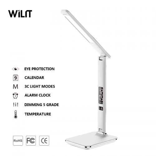 Table Lamp Led Desk, Led Table Lamp With Clock