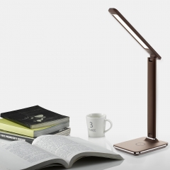 LED Office Table Lamps Desk Reading Night Light with Wireless Charger U12Q