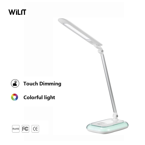 2020 Fashion Aluminum arm LED table lamp with RGB light