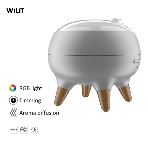 Air aroma diffuser with colorful RGB night light LED light