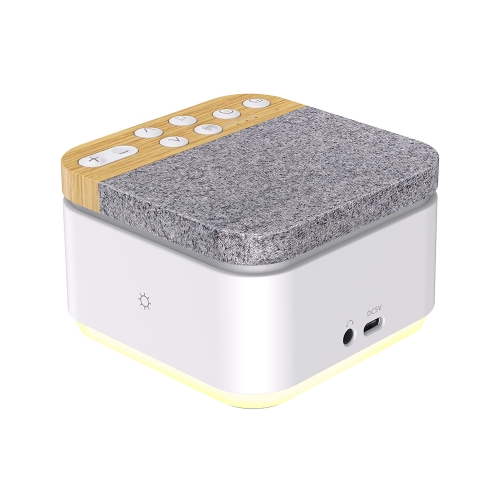 Multifunctional white noise machine with touch dimming night light