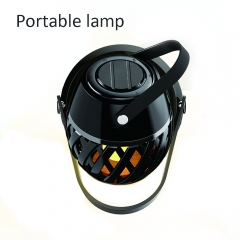 outdoor garden camping Flame Imitation Light With Bluetooth Speaker