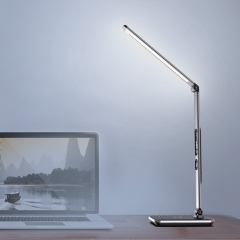 Imitation Rattan LED Desk Lamp with Wireless Charger