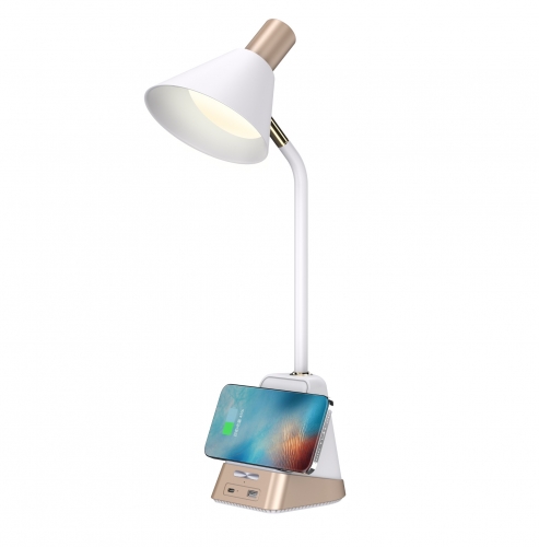 Eye-protection LED Desk Lamp With Pen Holder And W...