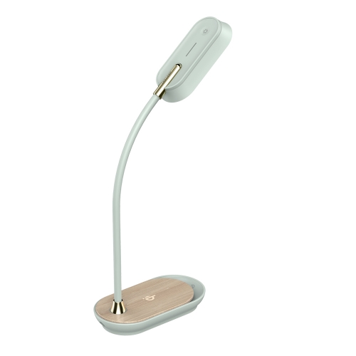 LED desk lamp with QI wireless charger